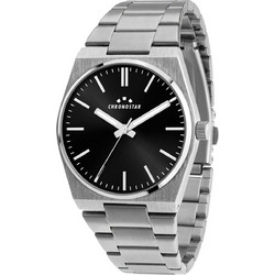 Chronostar Supreme Ανδρικό Ρολόι με Ασημί Μεταλλικό Μπρασελέ R3753315004