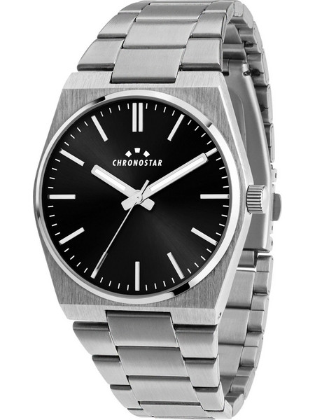 Chronostar Supreme Ανδρικό Ρολόι με Ασημί Μεταλλικό Μπρασελέ R3753315004