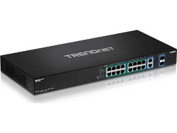Trendnet TPE-TG182F Unmanaged L2 Switch με 16 Θύρες Ethernet 1000Mbps και 2 SFP θύρες
