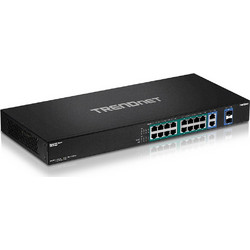 Trendnet TPE-TG182F Unmanaged L2 Switch με 16 Θύρες Ethernet 1000Mbps και 2 SFP θύρες