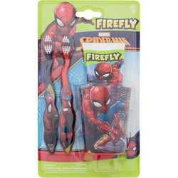 Firefly Spider-Man Οδοντόβουρτσες 2τμχ + Οδοντόκρεμα 75ml + Ποτηράκι