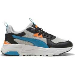 Puma Trinity Lite Παιδικά Sneakers Λευκά Μαύρα Γαλάζια 391443-15