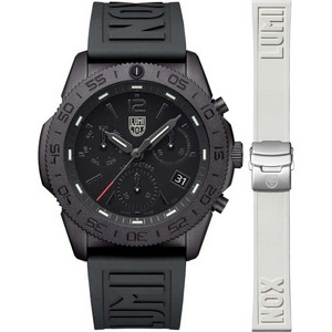 Luminox Ανδρικό Ρολόι Χρονογράφος με Μαύρο Καουτσούκ Λουράκι XS.3141.BO.1