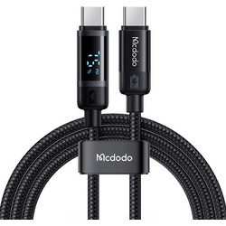 Mcdodo CA-5780 Braided USB-C to USB-C 60W 1.2m Black 6921002657808