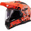 LS2 MX702 Pioneer II Rangi Matt Orange Black Κράνος Μηχανής On / Off 1400gr