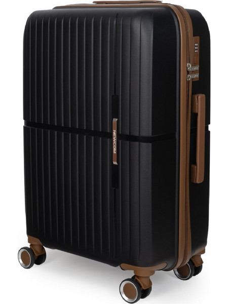 Newcom N1596/70 Βαλίτσα Μεγάλη 76x49x29cm με 4 Ρόδες Μαύρη
