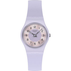 Swatch Γυναικείο Ρολόι με Μωβ Καουτσούκ Λουράκι LV121