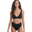 ERKA MARE Bikini Set Τριγωνάκι Ψηλόμεσο Μαύρο 7095365023