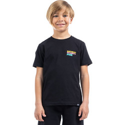 District75 Παιδικό T-Shirt Κοντομάνικο Μαύρο 125KBSS-381-071