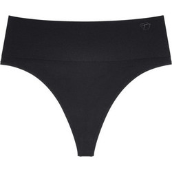 Triumph Soft Sculpt Ψηλόμεσο Γυναικείο String Μαύρο 10219737-0004