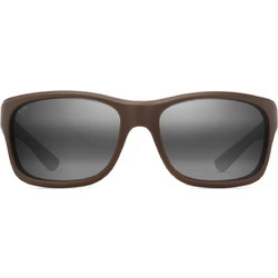 Maui Jim 'Ano Nui 681-01 Ανδρικά Γυαλιά Ηλίου Τετράγωνα Κοκάλινα Καφέ με Μαύρο Καθρέπτη Φακό