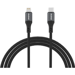 Dudao L3CL Braided USB-C to Lightning Cable 30W 1.2m Black 6976625333073