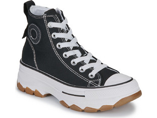 Refresh Γυναικεία Sneakers Chunky Μποτάκια Μαύρα 172476