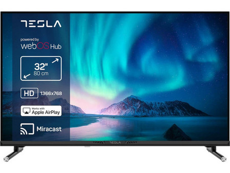 Tesla 32E645BHW Smart Τηλεόραση 32" HD Ready LED HDR (2025)