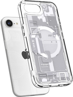 Spigen Ultra Hybrid Case Mag Back Cover White (iPhone 16e)