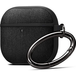 Spigen Urban Fit Θήκη Σιλικόνης με Γάντζο για Apple AirPods 4 Μαύρη