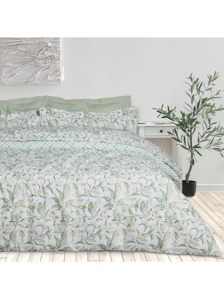 Das Home Σετ Σεντόνια Υπέρδιπλα Βαμβακερά 240x260 Daily 3173 Green White