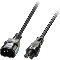 Lindy 30340 Προέκταση Καλωδίου Τροφοδοσίας IEC C5 to IEC C14 1m