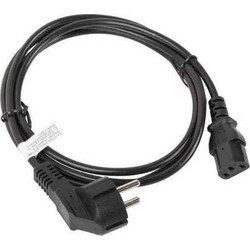 Lanberg CA-C13C-10CC-0018-BK Καλώδιο Τροφοδοσίας Schuko to IEC C13 1.8m