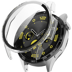Techsuit Defense360 Pro Πλαστική Θήκη Tempered Glass για Huawei Watch GT4 46mm Διαφανής
