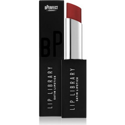 BPerfect Lip Library Scarlet Long Lasting Satin Κραγιόν Stick 3gr