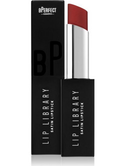 BPerfect Lip Library Scarlet Long Lasting Satin Κραγιόν Stick 3gr