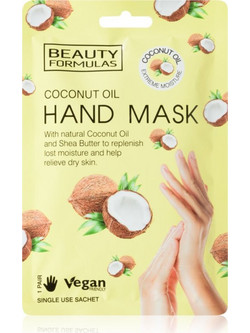 Beauty Formulas Coconut Oil Ενυδατική Μάσκα Χεριών