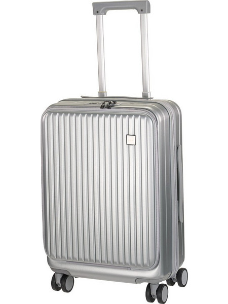 RCM 501 Βαλίτσα Καμπίνας 55x35x24cm με 4 Ρόδες Ασημί