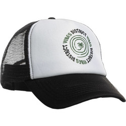 District75 Ανδρικό Καπέλο Jockey με Δίχτυ Snapback Υφασμάτινο Μαύρο 125UCP-142-091