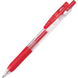 Zebra Sarasa Clip Στυλό Gel 1mm Κόκκινο ZB-14323