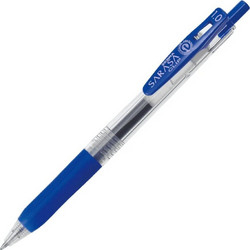 Zebra Sarasa Clip Στυλό Gel 0.7mm Μπλε ZB-14332