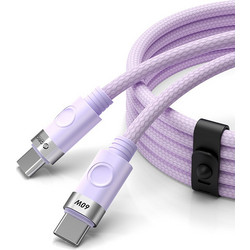 Orico CDX Braided USB-C to USB-C 60W 1m Purple 6942227138583