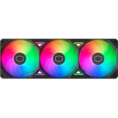 Cooler Master Sickleflow Edge 360 Case Fan 120mm ARGB με Σύνδεση 3-Pin 4-Pin PWM 3τμχ Black