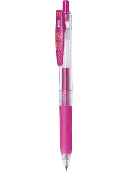 Zebra Sarasa Clip Στυλό Gel 0.7mm Φούξια