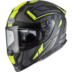 Premier Hyper KRY9BM Black Yellow Κράνος Μηχανής Full Face 1430gr