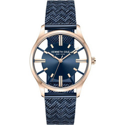 Kenneth Cole Γυναικείο Ρολόι με Μπλε Μεταλλικό Μπρασελέ KCWLG2236903