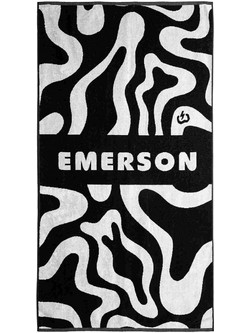 Emerson Πετσέτα Θαλάσσης Μαύρη 86x160cm 251.EU04.03-PR484