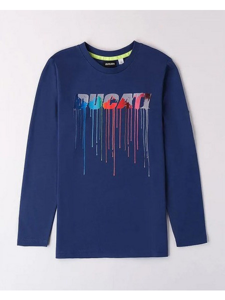 Ducati Παιδικό T-Shirt Μακρυμάνικο Navy Μπλε GA61900-3757