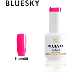Bluesky Neon 09 Party Pink Ημιμόνιμο Βερνίκι Νυχιών 15ml