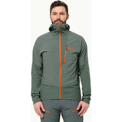 Jack Wolfskin Ανδρικό Μπουφάν Softshell Χακί 1307771-4311