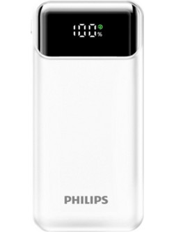Philips Power Bank 10000mAh 22.5W με Θύρα USB-A & 2 Θύρες USB-C White