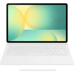 Samsung Book Cover with Keyboard White (Galaxy Tab S10 FE+)
