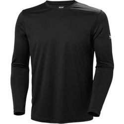 Helly Hansen Tech Crew Long Sleeve 2.0 Ανδρικό Αθλητικό T-Shirt Μαύρο 49582-980