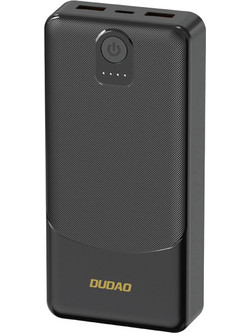 Dudao K10Pro Power Bank 20000mAh με 2 Θύρες USB-A Black