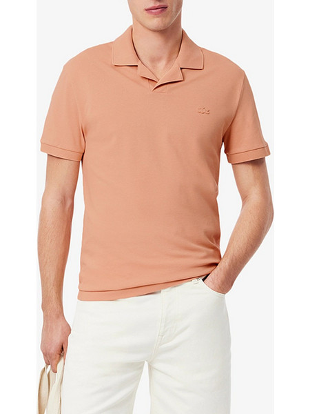Lacoste Ανδρική Μπλούζα Polo Κοντομάνικη Σομόν 3PH0084-ZIH