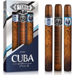 Cuba Trio II Shadow Eau de Toilette 35ml + Winner Eau de Toilette 35ml + Prestige Black Eau de Toilette 35ml