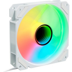 Sharkoon Shark Mirror Case Fan 120mm RGB με Σύνδεση 4-Pin PWM White
