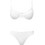 Rock Club Bikini Set Λευκό BP-5005