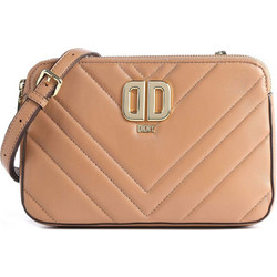 DKNY Delphine Γυναικείο Τσαντάκι Χιαστί από Δερματίνη Nude με Στενό Λουρί R22EBG29-CSH