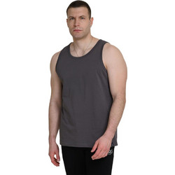 Target Basic Label Single Jersey Ανδρικό Αθλητικό T-Shirt Ανθρακί S25-55200-24